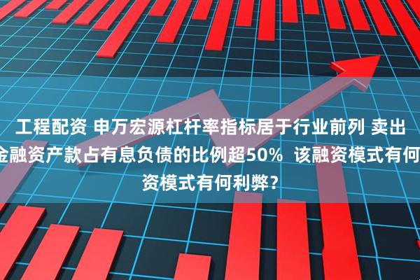工程配资 申万宏源杠杆率指标居于行业前列 卖出回购金融资产款占有息负债的比例超50%  该融资模式有何利弊？